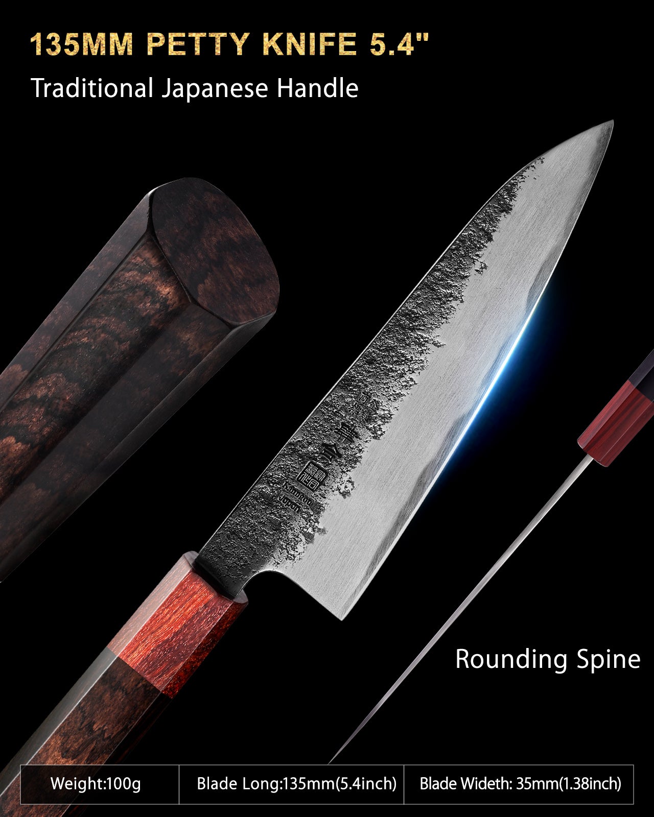 WA Series 5.45Inch (135mm) Petty Paring Knife