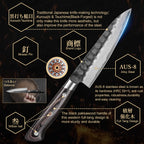 Black Forged Series 5.45Inch (135mm) Petty Paring Knife