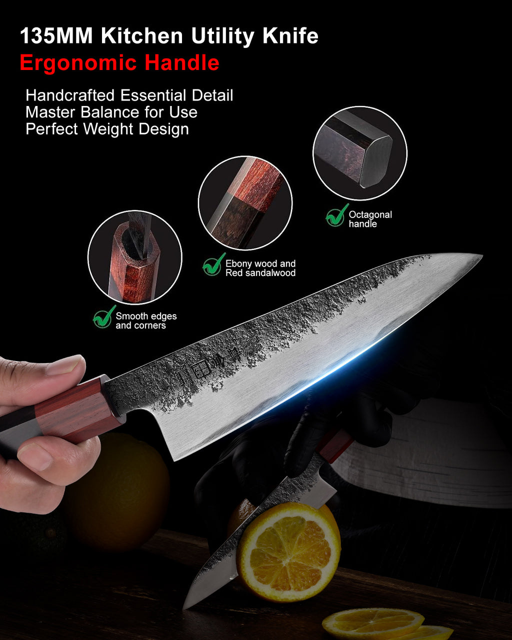 WA Series 5.45Inch (135mm) Petty Paring Knife