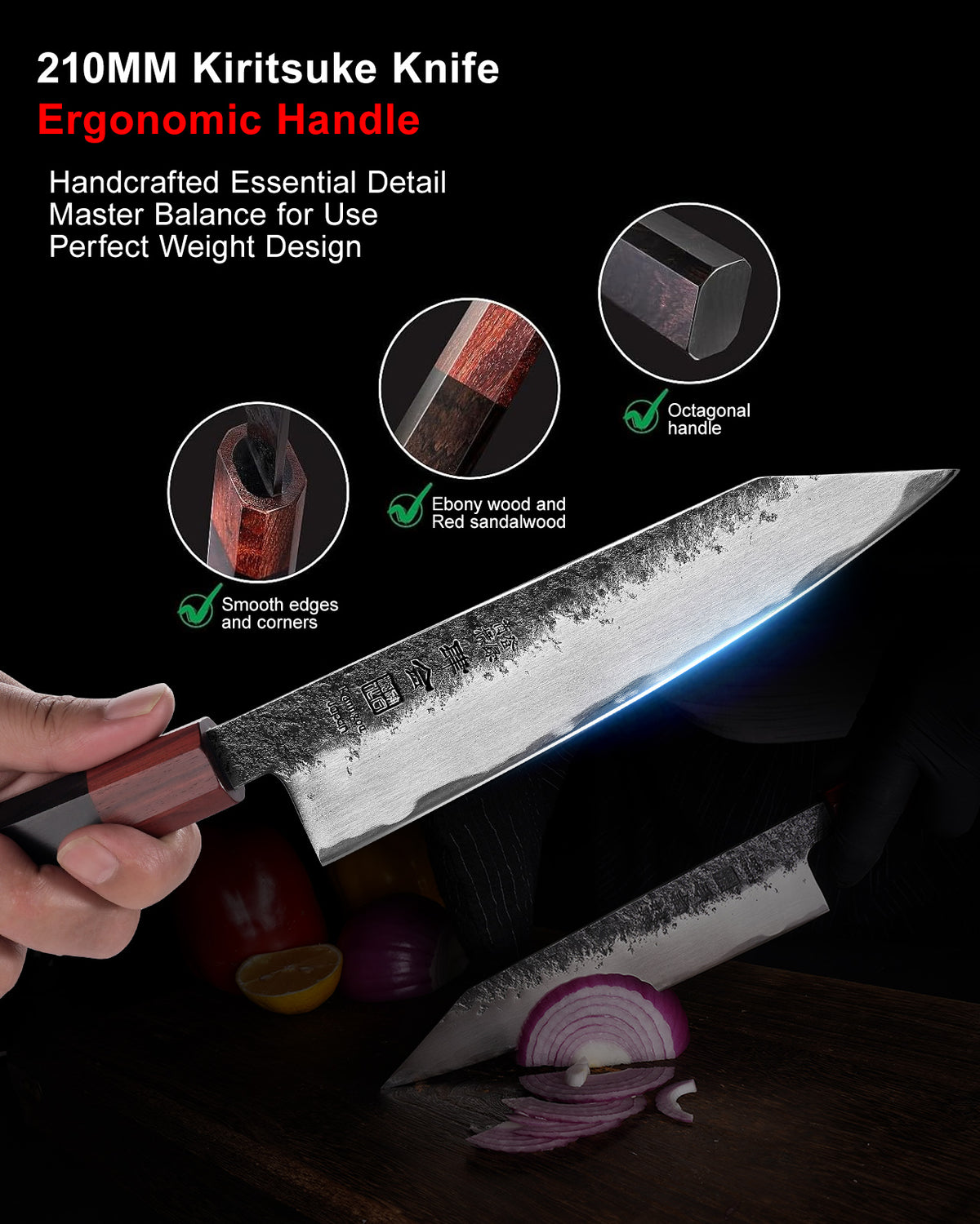 WA Series 8.27Inch (210mm) Kiritsuke Knife