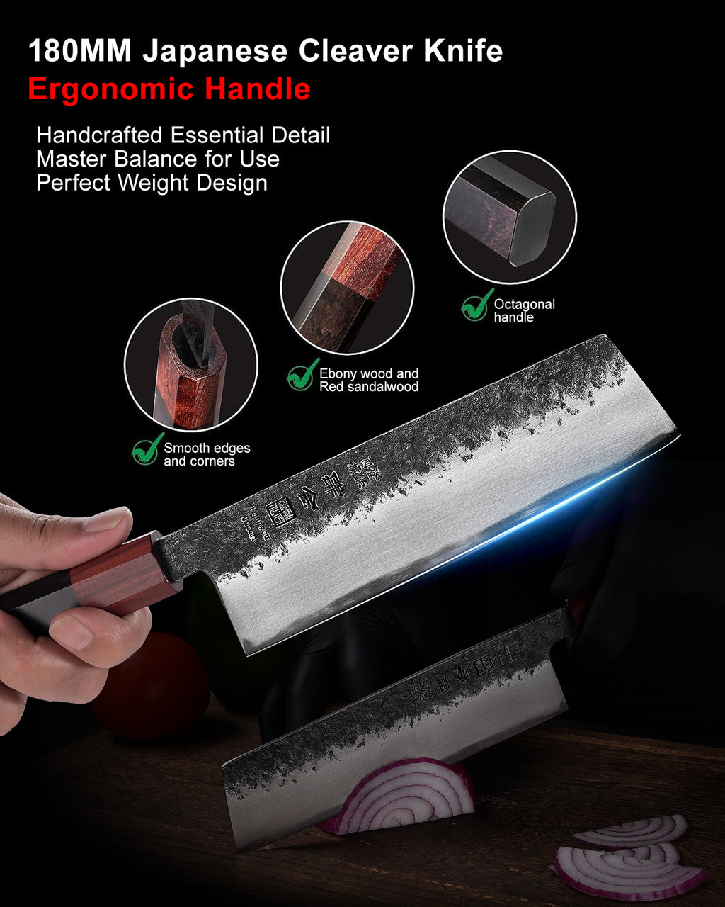 WA Series 7 Inch (180MM) Nakiri Knife