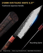 WA Series 8.27Inch (210mm) Kiritsuke Knife