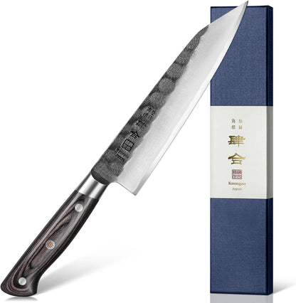 Black Forged Series 8.27 Inch (210MM) Kiritsuke Knife