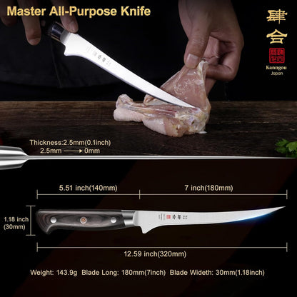 Classic Series 7 Inch (18cm) Fish Fillet Knife