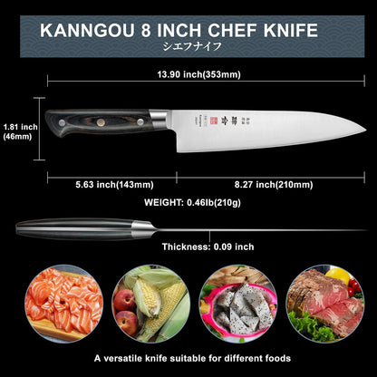 Classic Series 8.27 Inch (210MM) Gyuto Chef Knife