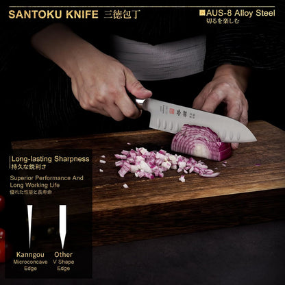 Classic Series 7 Inch (18cm) Santoku Knife
