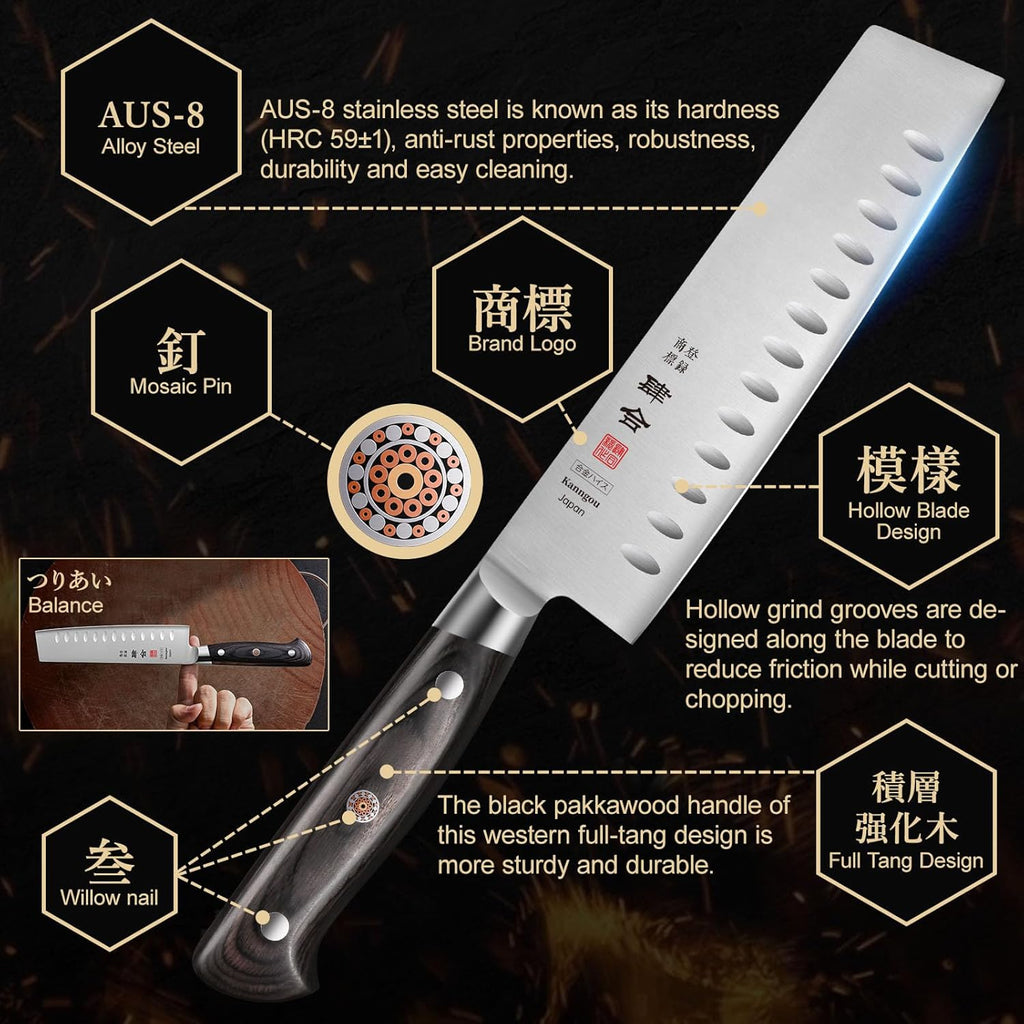 Classic Series 7 Inch (18cm) Nakiri Knife