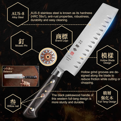 Classic Series 7 Inch (18cm) Nakiri Knife