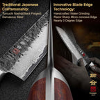 Black Damascus Series 8.27 inch (210mm) Gyuto Chef Knife