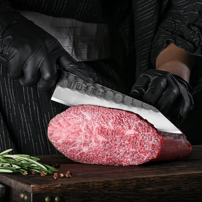 Black Forged Series 8.27 Inch (210MM) Kiritsuke Knife
