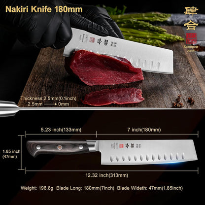 Classic Series 7 Inch (18cm) Nakiri Knife