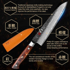 Black Damascus Series 8.27 inch (210mm) Gyuto Chef Knife