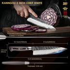 Black Forged Series 8 Inch (20cm) Chef Knife